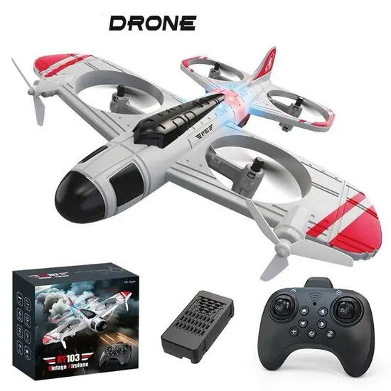 KY103 Vintage Airplane Drone - Image 2