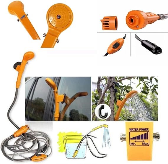 Compact Outdoor Camping Shower - Image 4