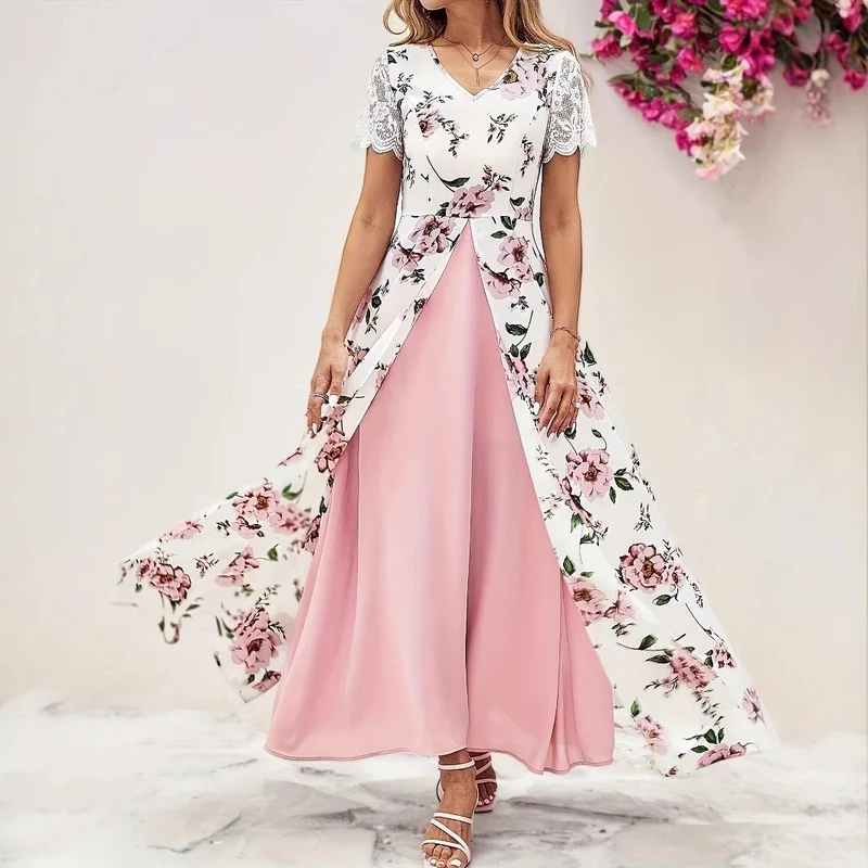 Elegant Long Sleeveless Dress With A Slit - Image 4