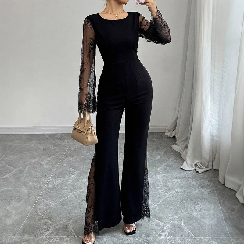 Jumpsuit With A Cinched Waist And Hip-lifting Design