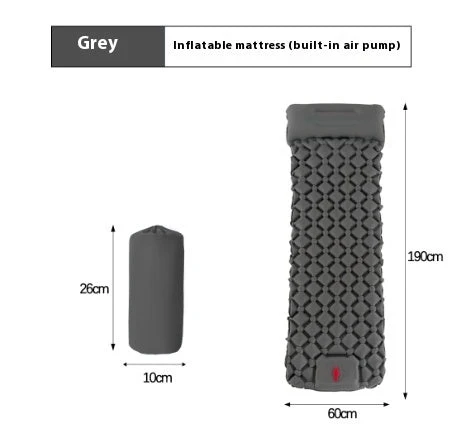 Outdoor Camping Press Inflatable Sleeping Pad - Image 2